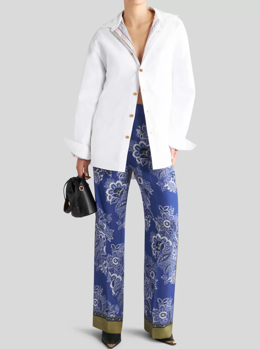 Flash Sale BANDANNA BOUQUET PALAZZO TROUSERS | Women Trousers