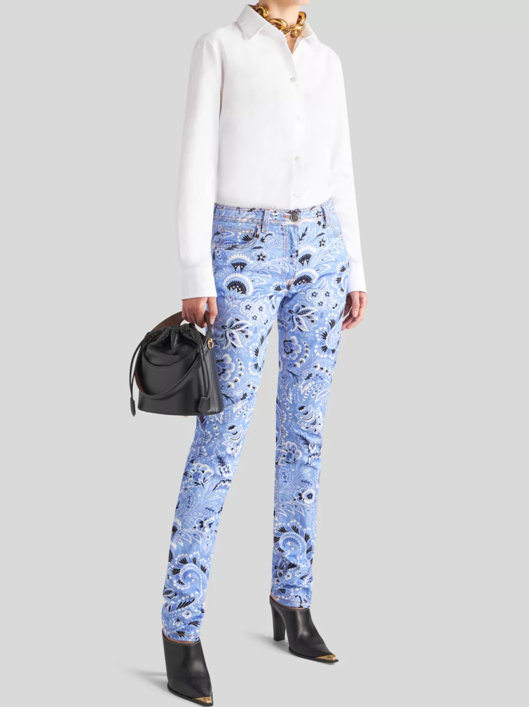 Sale BANDANNA SKINNY JEANS | Women Denim | Trousers