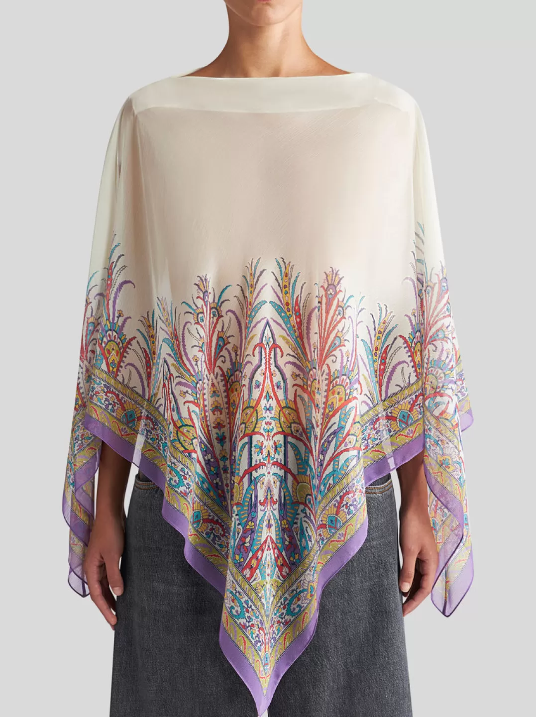 Sale Beach Poncho With Print | Women | | Women Beachwear