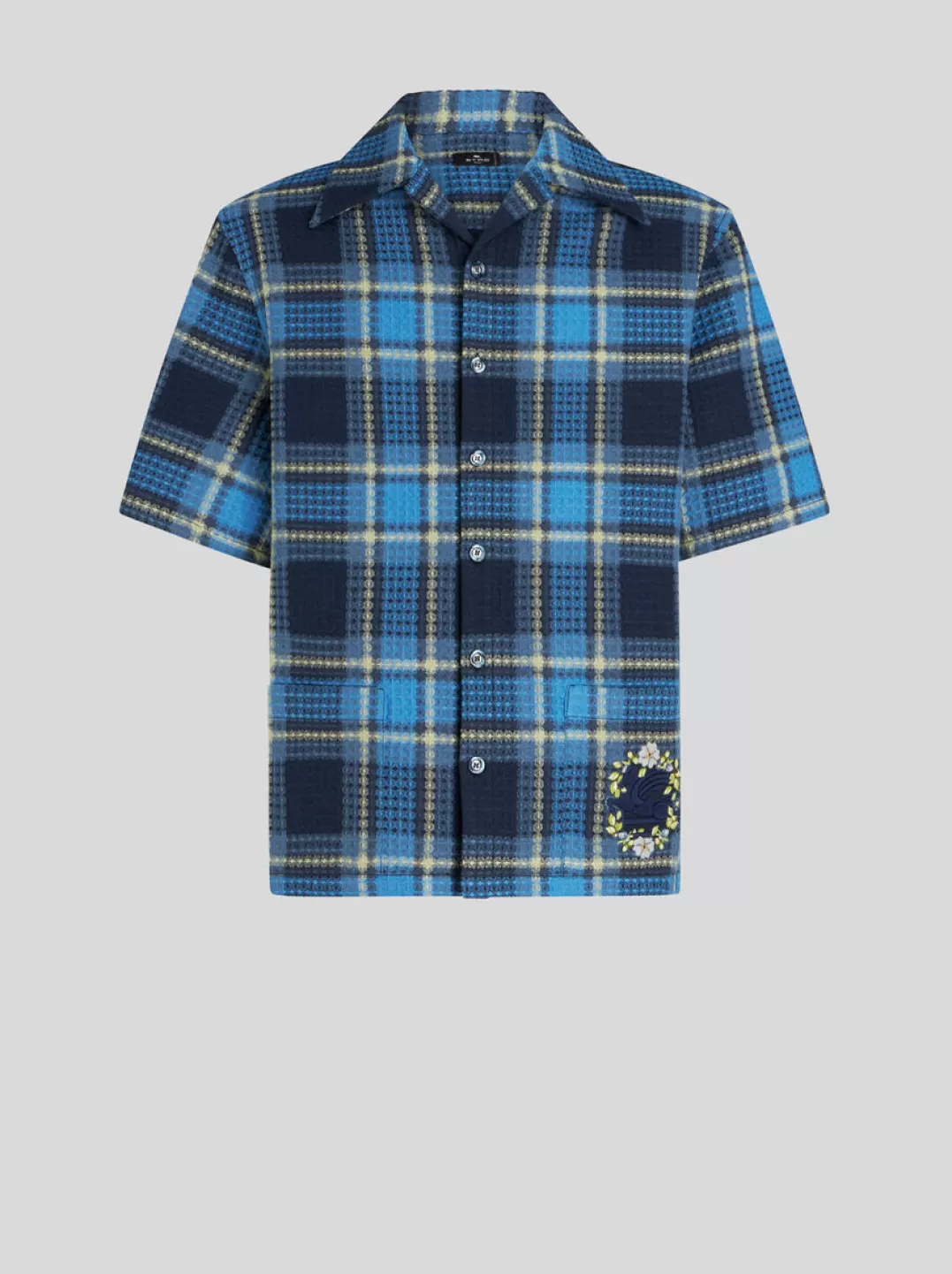 Hot CHECK JACQUARD BOWLING SHIRT | Shirts