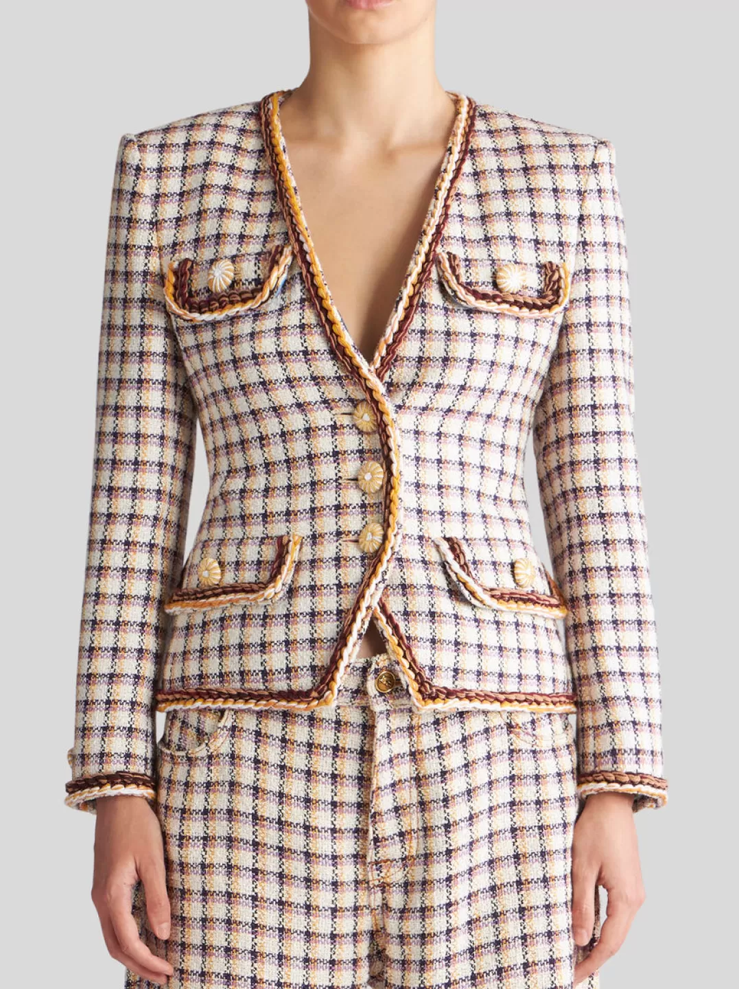 Sale Check Jacquard Jacket | Women | | Women Jackets