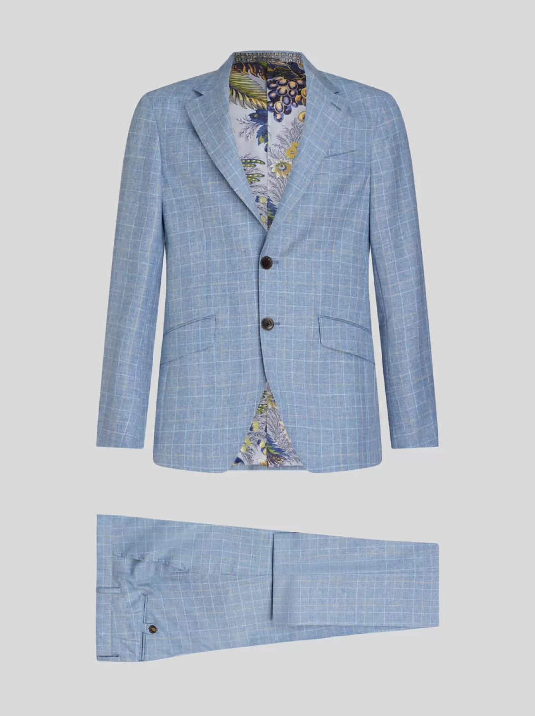 New CHECK WOOL JACQUARD SUIT | Suits