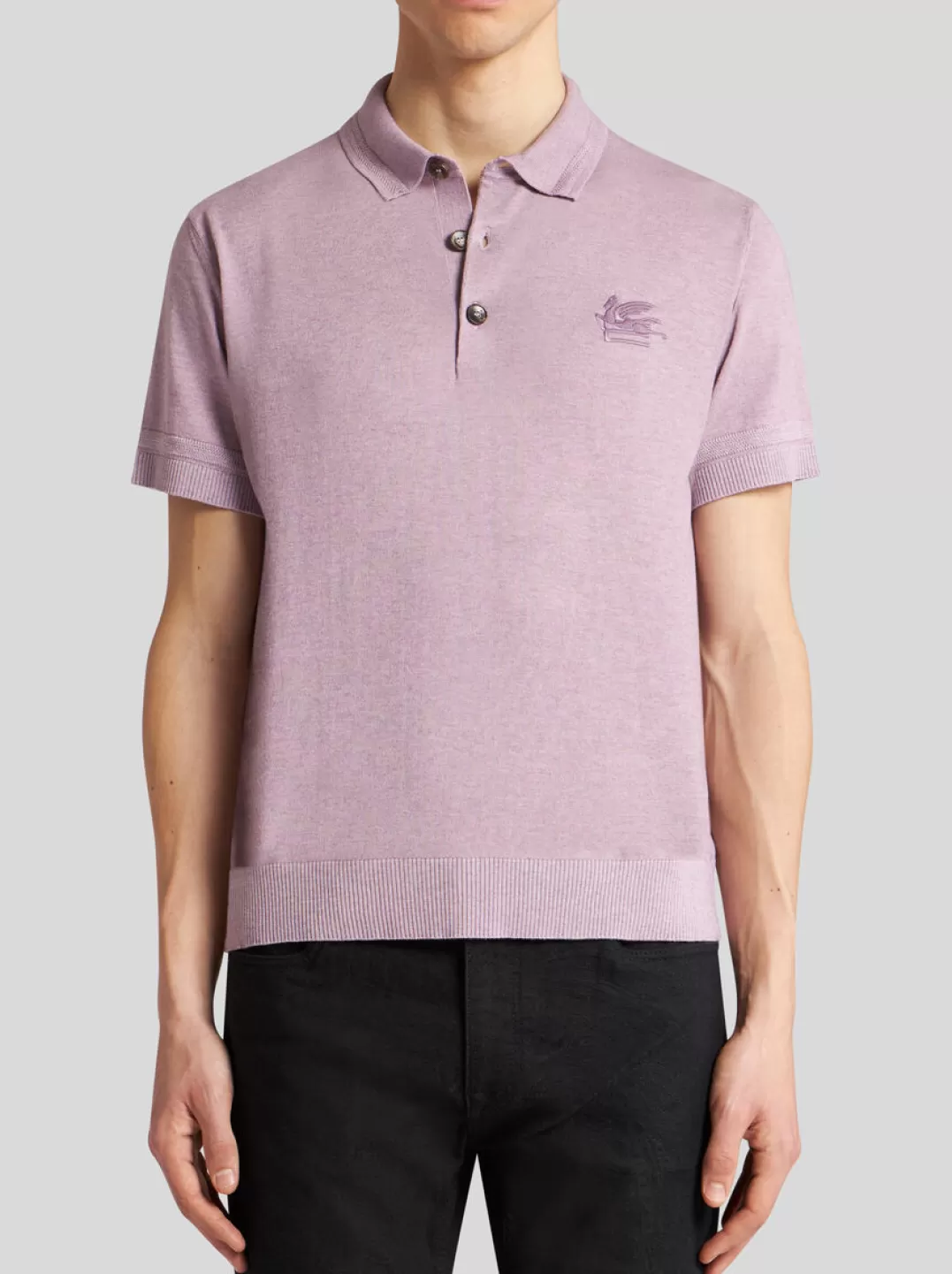 New COTTON AND CASHMERE POLO SHIRT | Polo Shirts