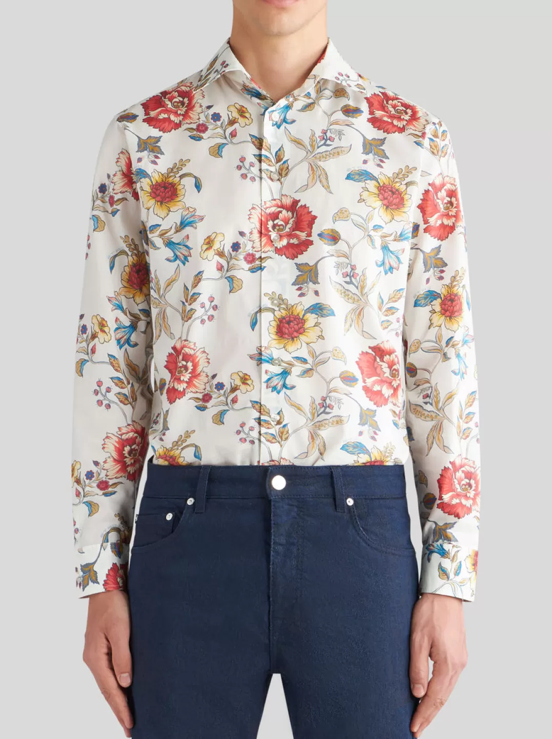 Shop FLORAL COTTON SHIRT | Shirts