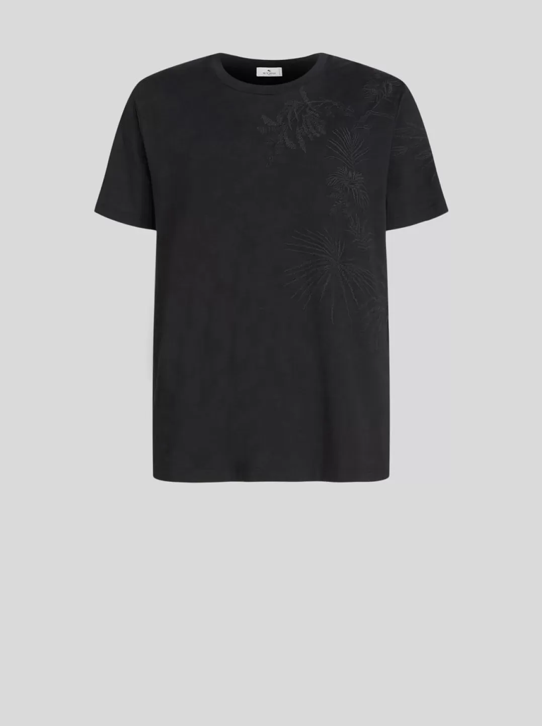 Cheap Floral Embroidery Cotton Jersey T-shirt | Men | T-shirts