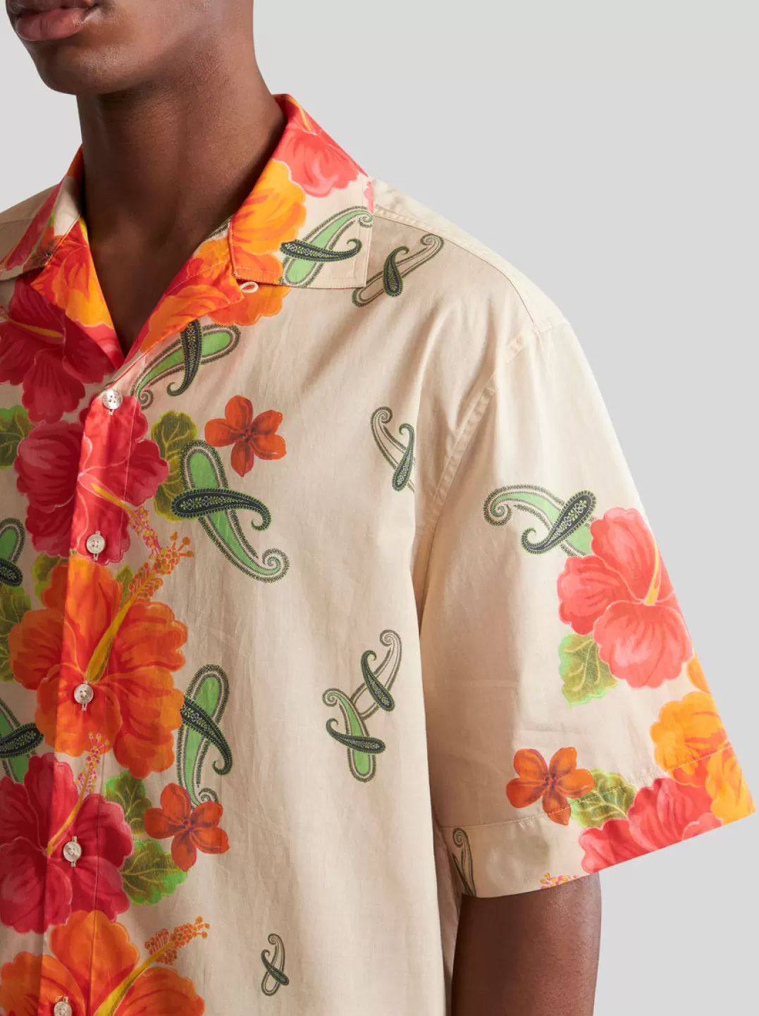 Cheap FLORAL PAISLEY BOWLING SHIRT | Shirts