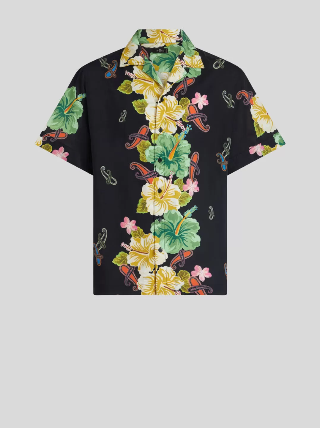 Store FLORAL PAISLEY BOWLING SHIRT | Shirts