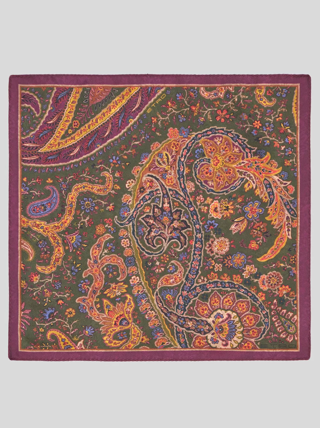 New FLORAL PAISLEY POCKET SQUARE | Ties and Pocket Squares