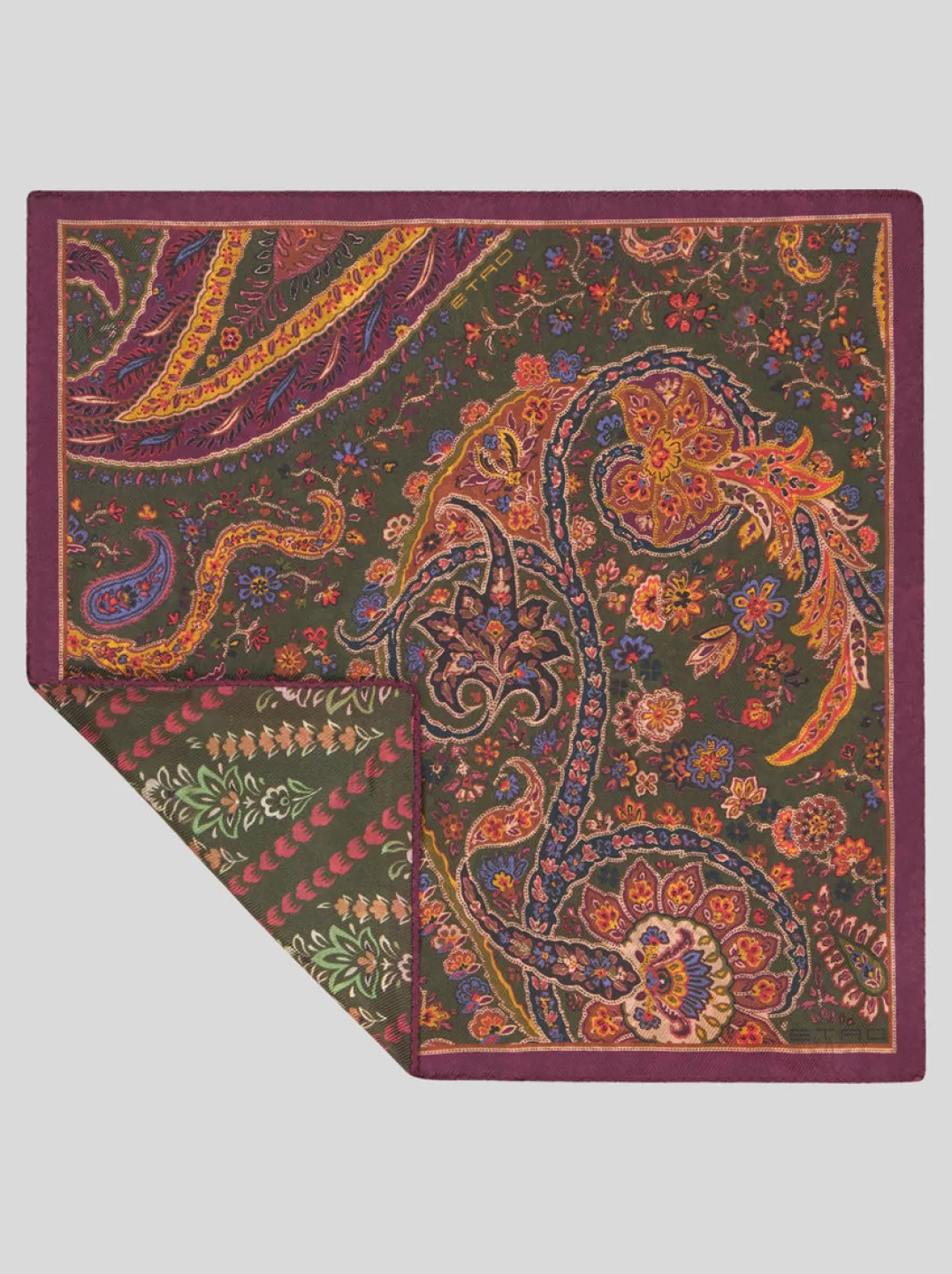 New FLORAL PAISLEY POCKET SQUARE | Ties and Pocket Squares