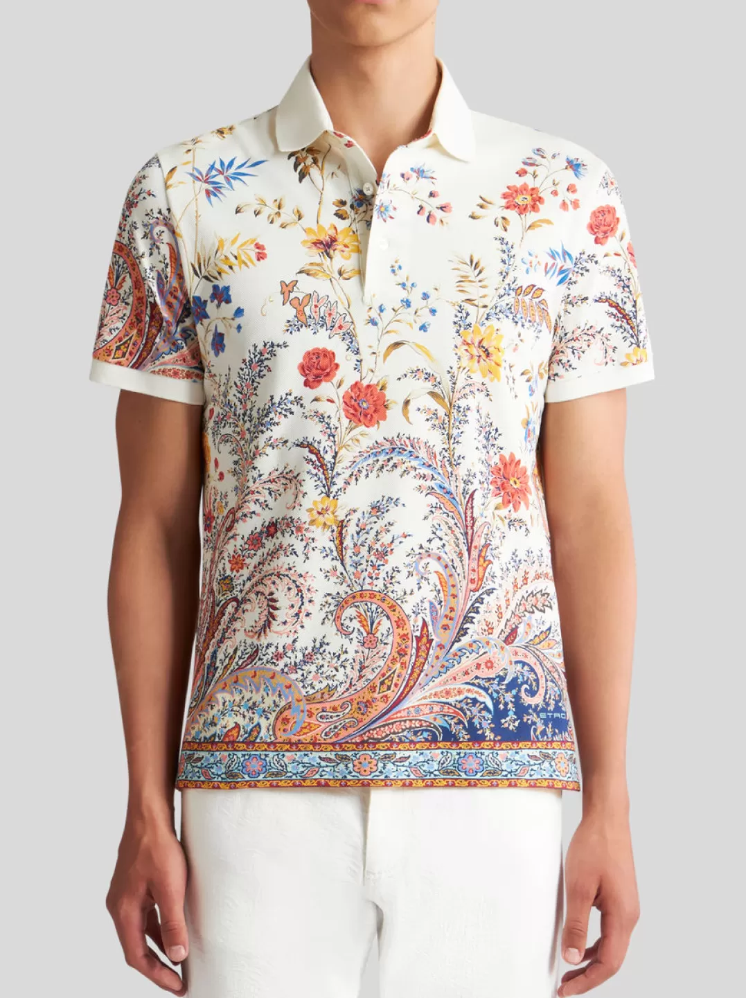 Clearance FLORAL PAISLEY POLO SHIRT | Polo Shirts