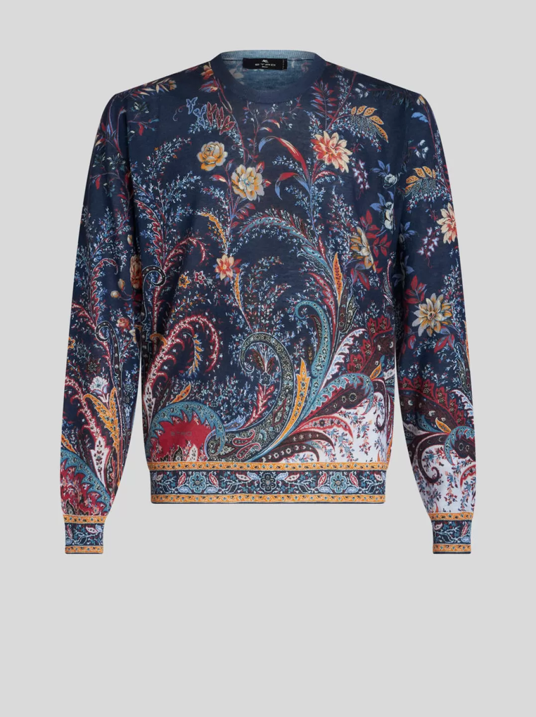 Best FLORAL PAISLEY SILK AND CASHMERE SWEATER | Knitwear