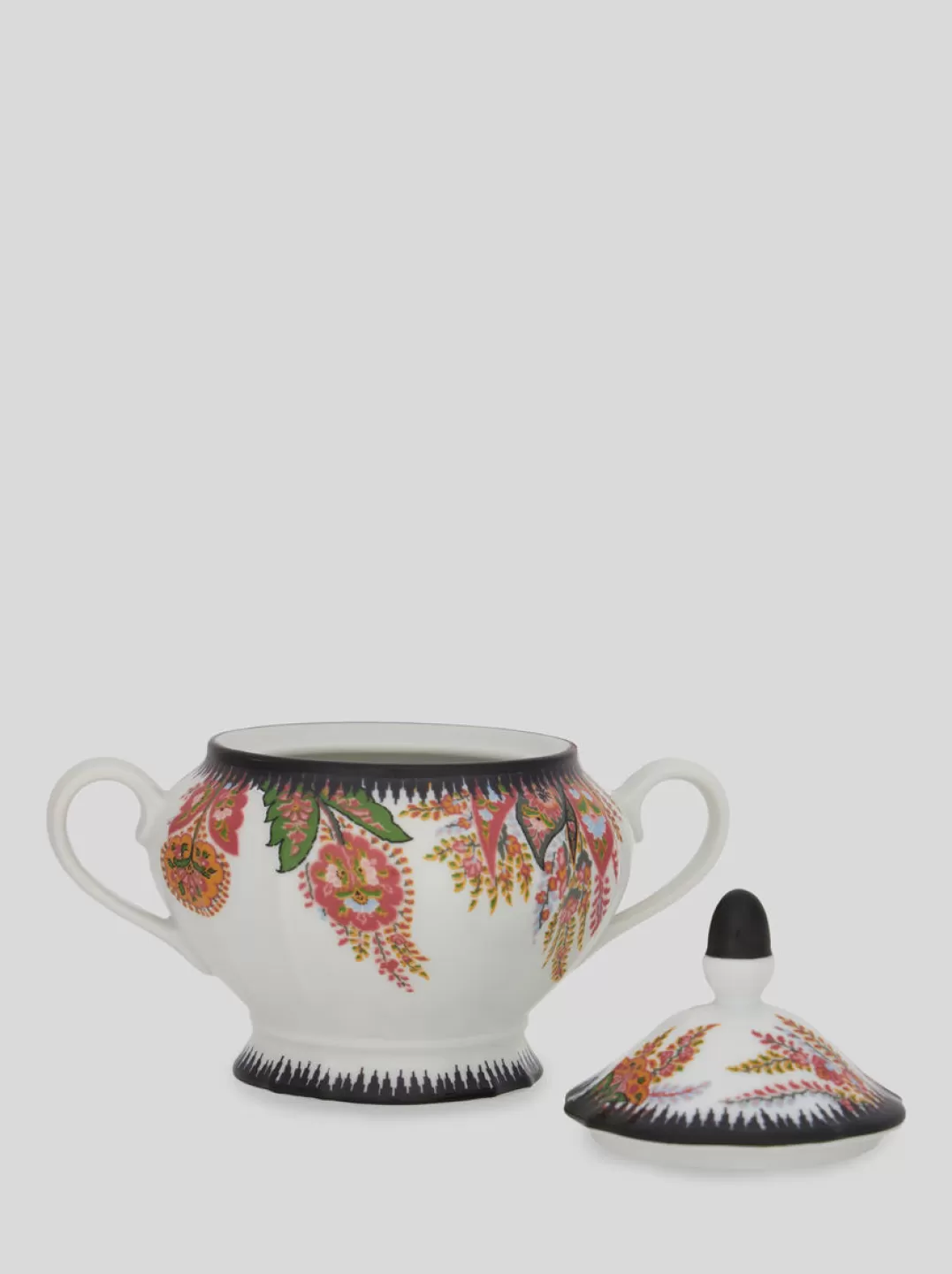 New FLORAL PAISLEY SUGAR BOWL WITH BUTTERFLIES | Ginori 1735 Capsule