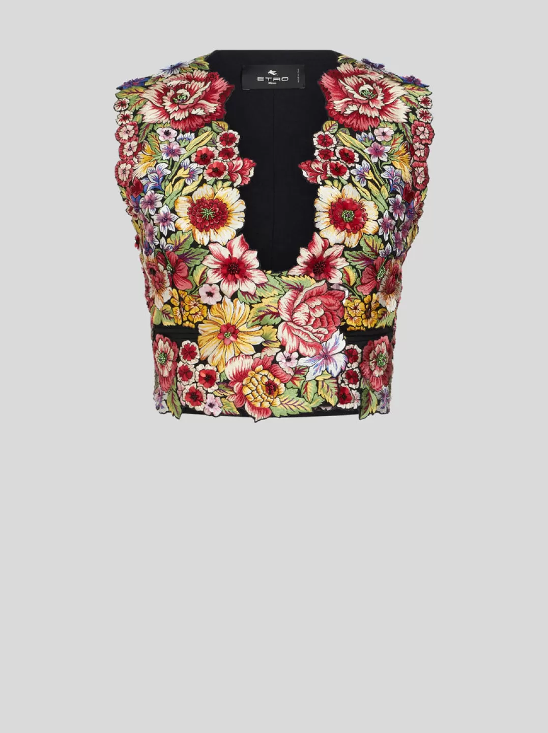 Outlet Floral Waistcoat | Women | | Women Jackets