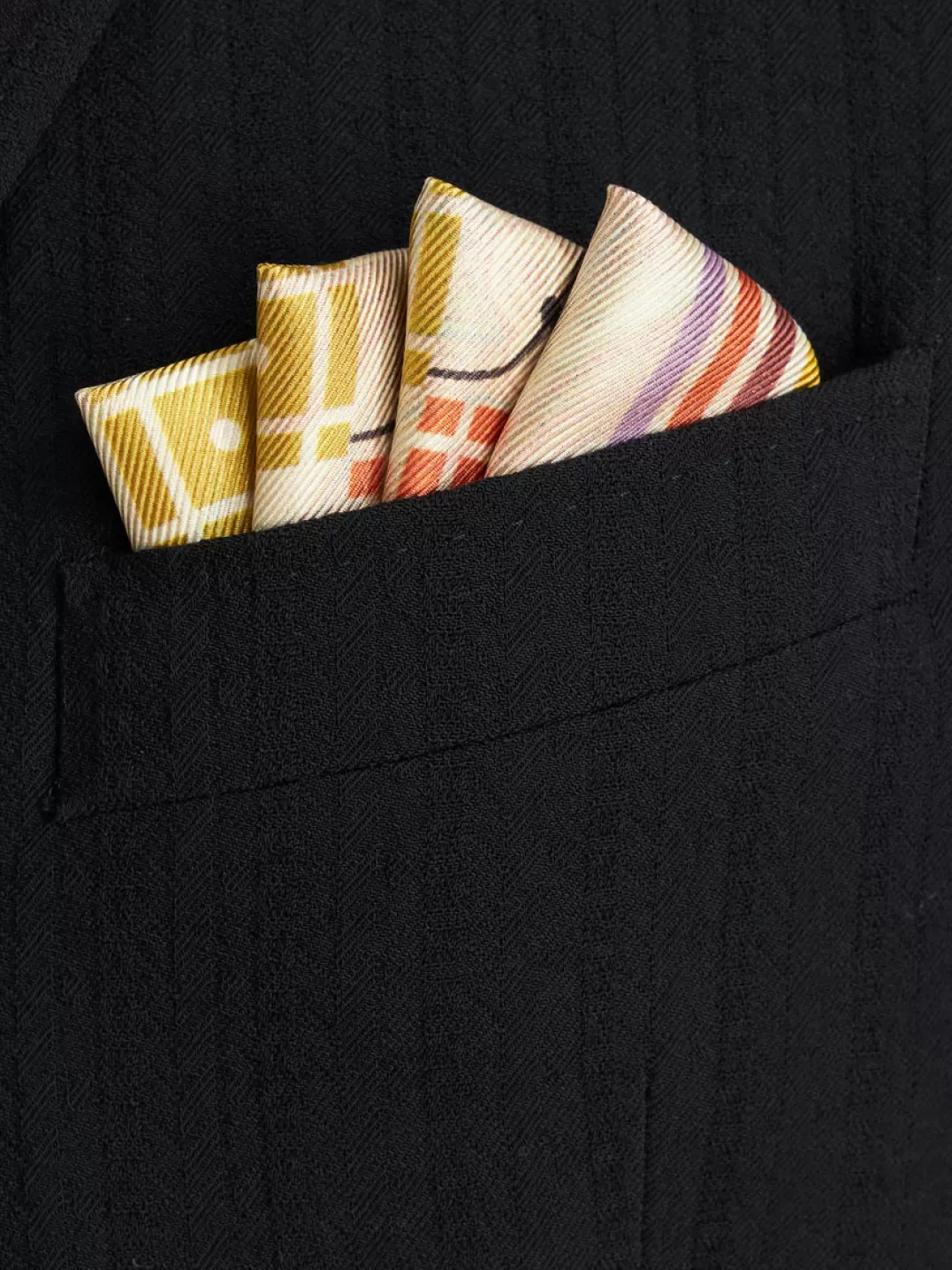 Shop Geometric Pattern Pocket Square | Men | | Ties and Pocket Squares