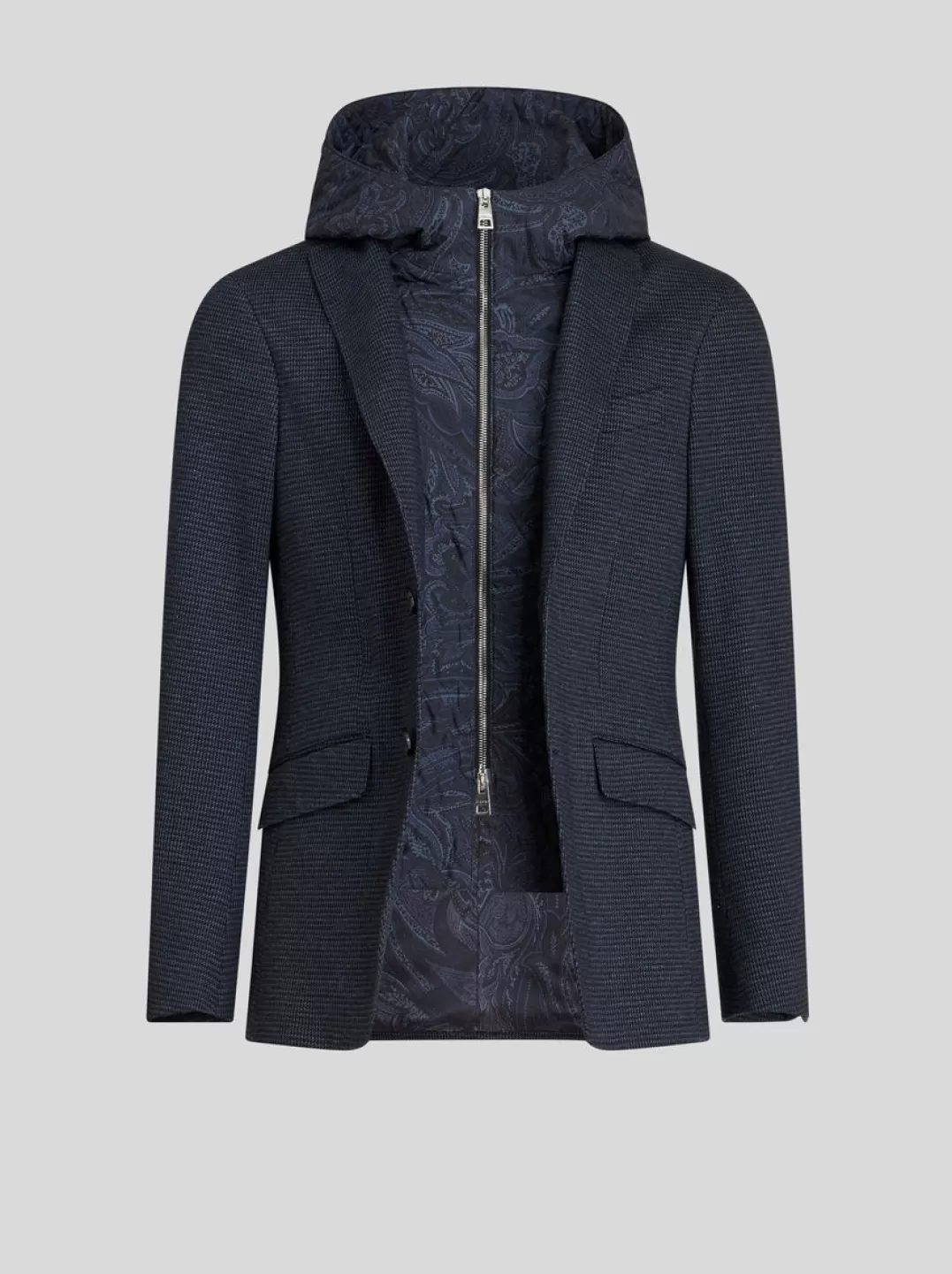 Flash Sale JACQUARD BLAZER WITH HOOD | Jackets