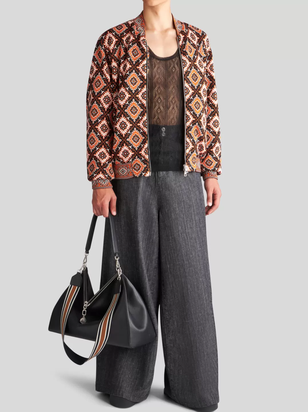 Online JACQUARD BOMBER JACKET | Coats and Outerwear