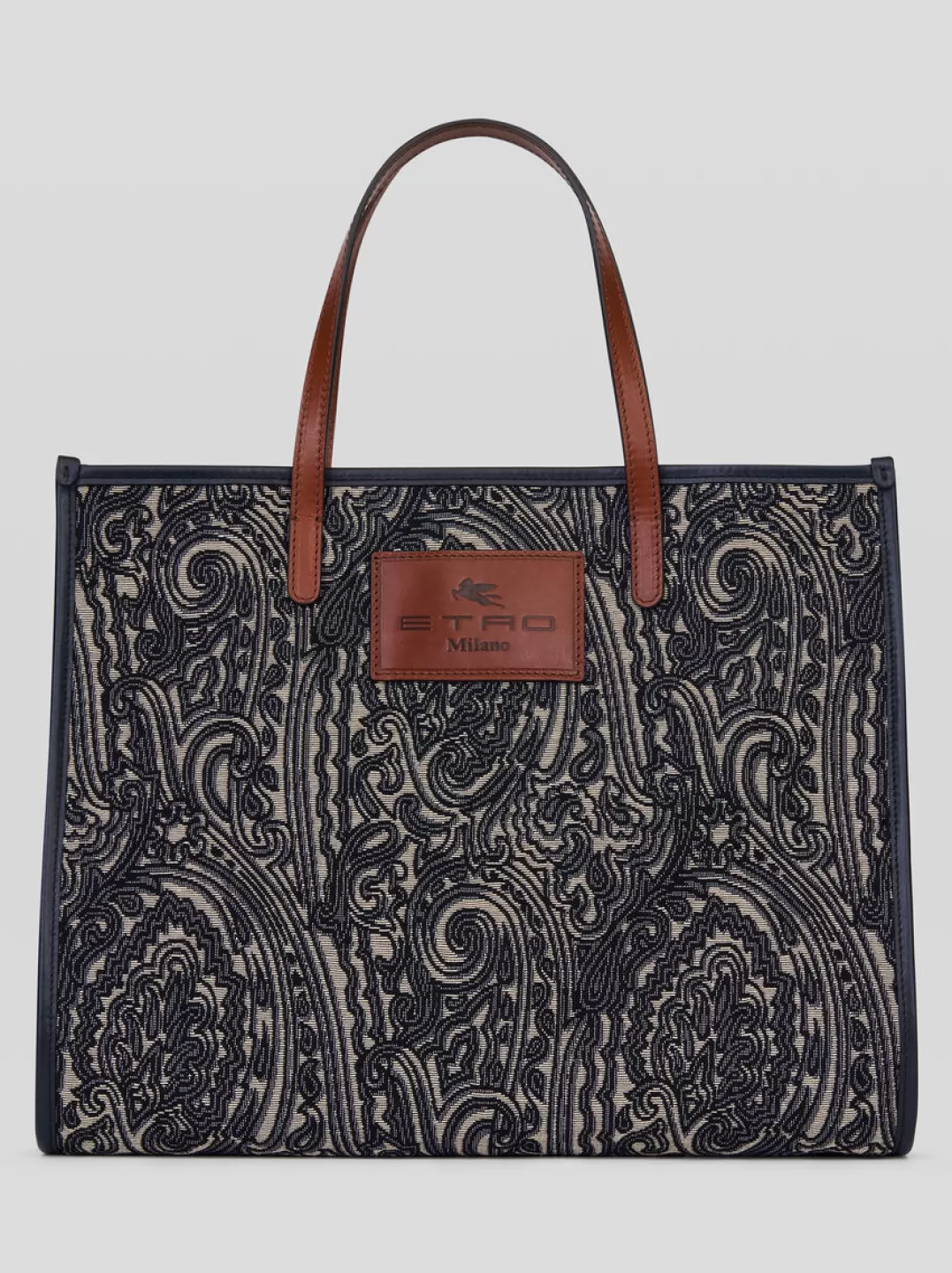 Flash Sale JACQUARD FABRIC SHOPPING BAG | Women Globetrotter | Shopping Bags