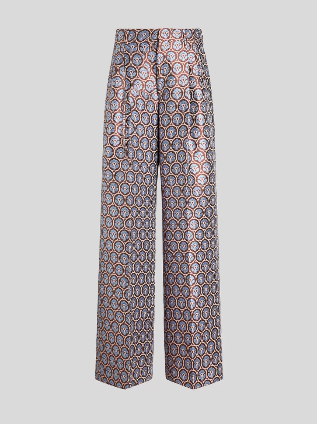 Sale JACQUARD TROUSERS WITH PLEATS | Women Trousers