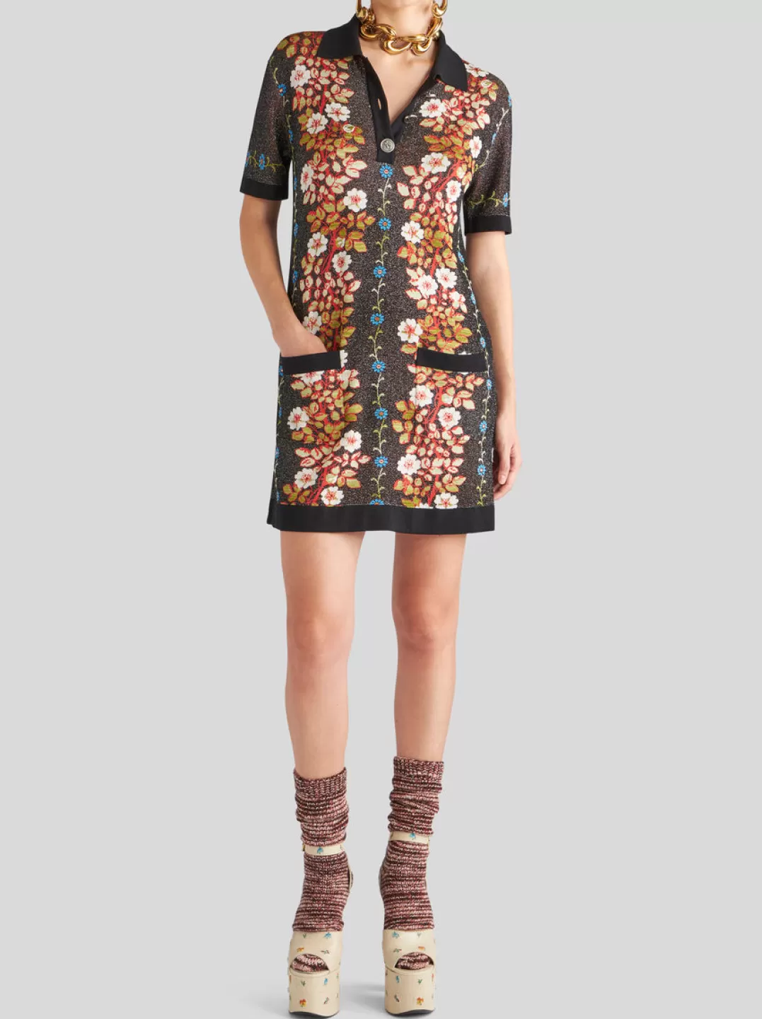 Hot Knit Jacquard Dress | Women | | Women Knitwear