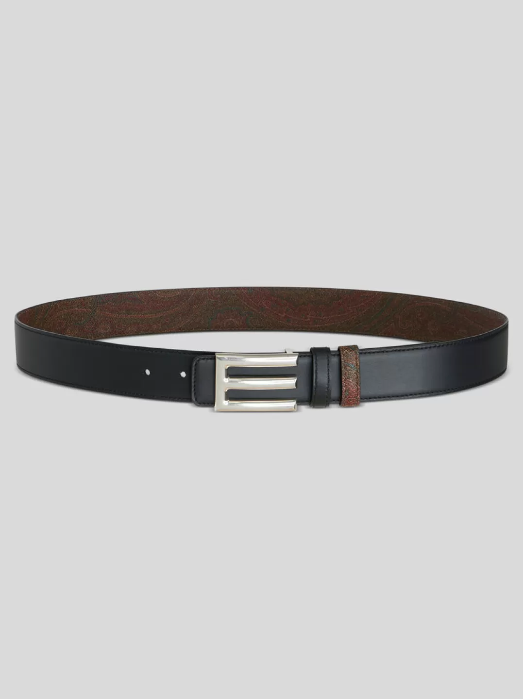 Flash Sale Leather And Paisley Reversible Belt | Men | | Belts