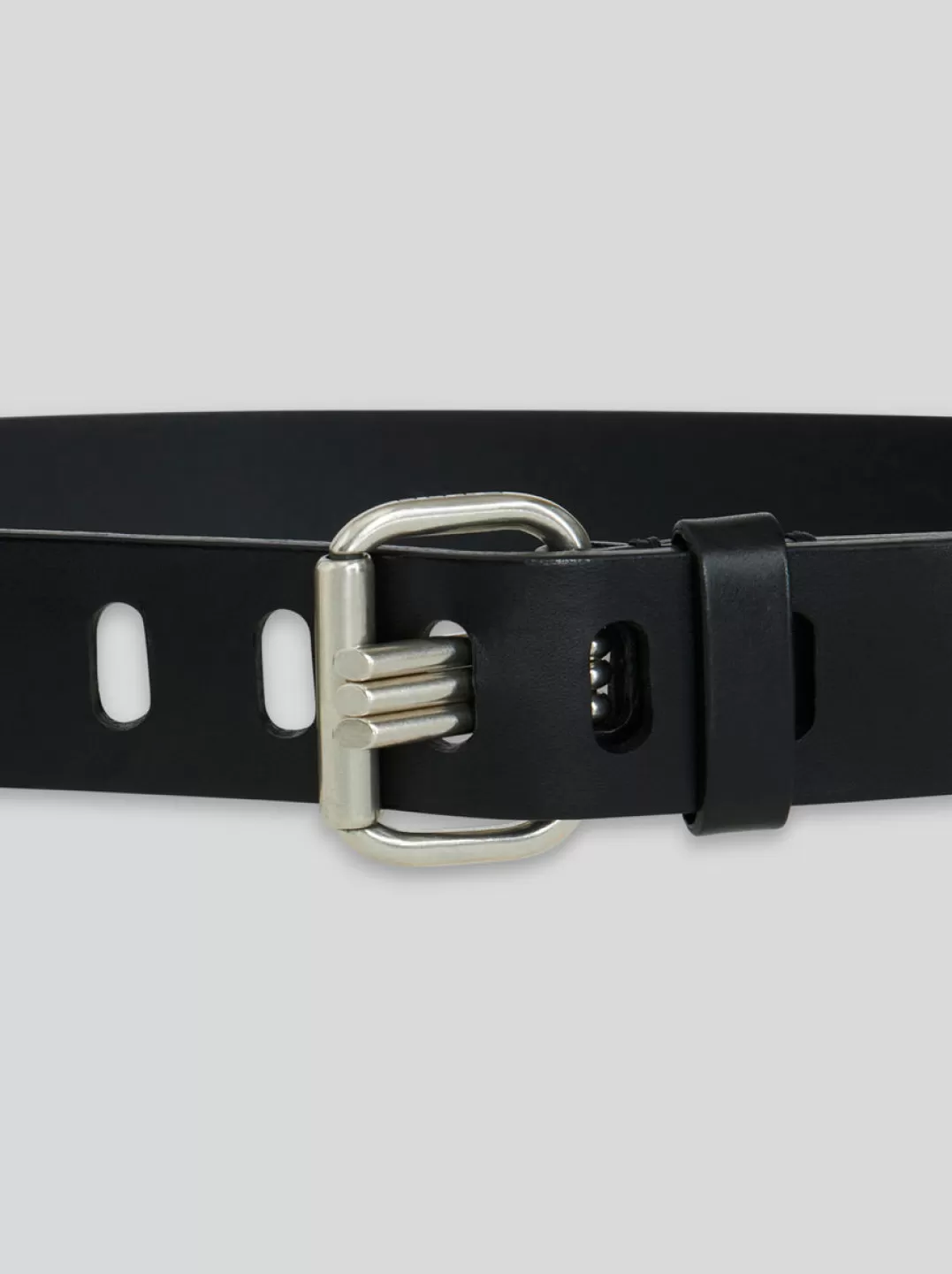 Sale Leather Belt With Roller Buckle | Men | | Belts