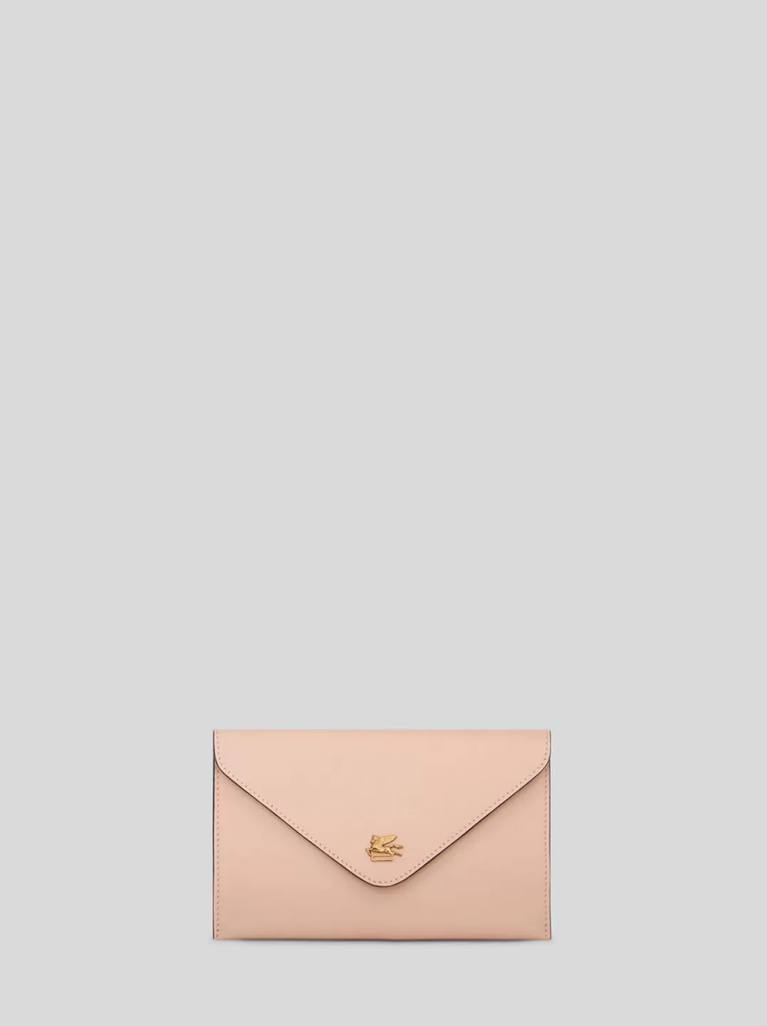 Online LEATHER CLUTCH BAG WITH PEGASO | Women Necessaire and Pouches