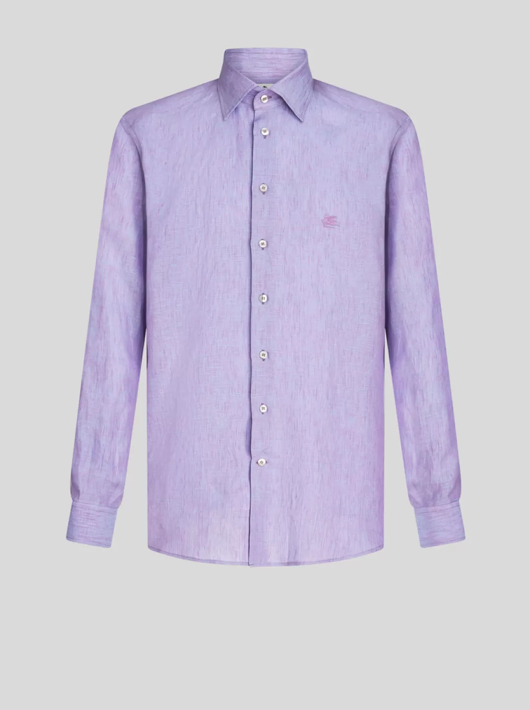 Shop LINEN SHIRT WITH LOGO | Shirts