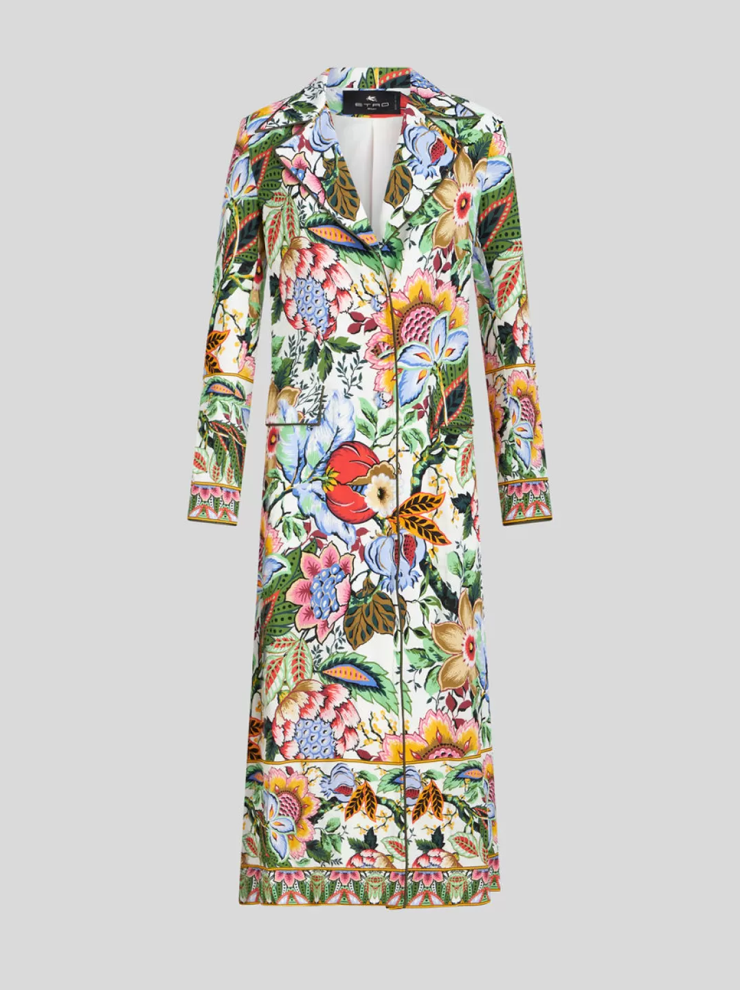 Discount LONG FLORAL-PRINT DUSTER COAT | Women Coats and Outerwear