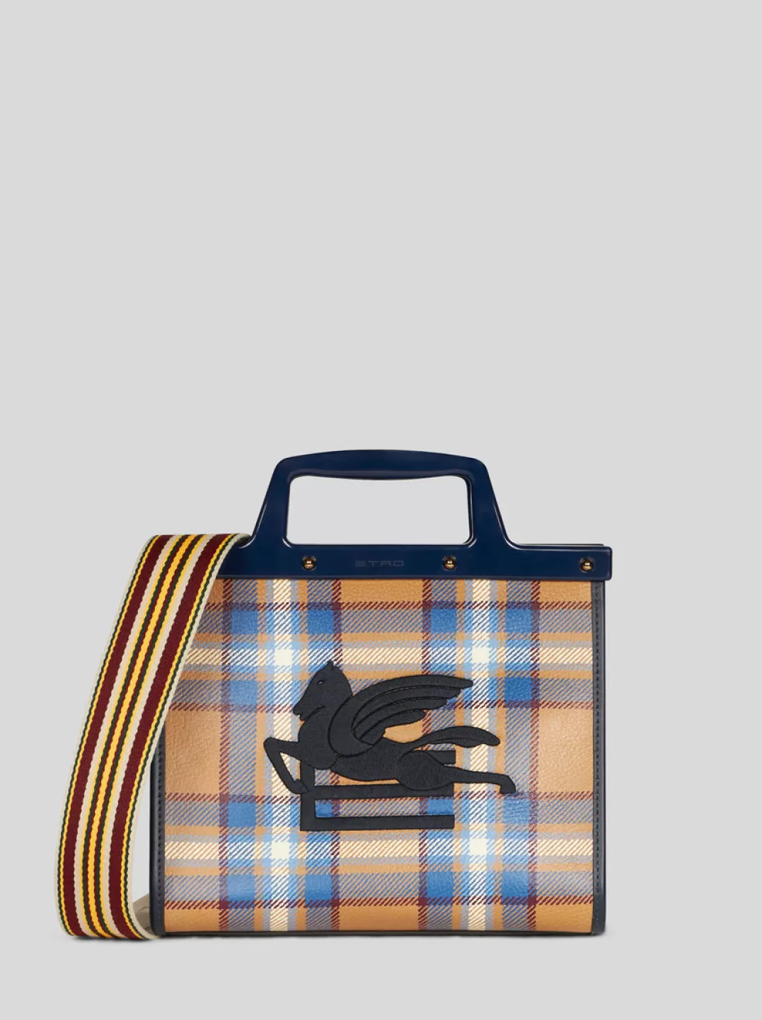 Hot MEDIUM LOVE TROTTER BAG WITH TARTAN PRINT | Women Shopping Bags | Shopping Bags