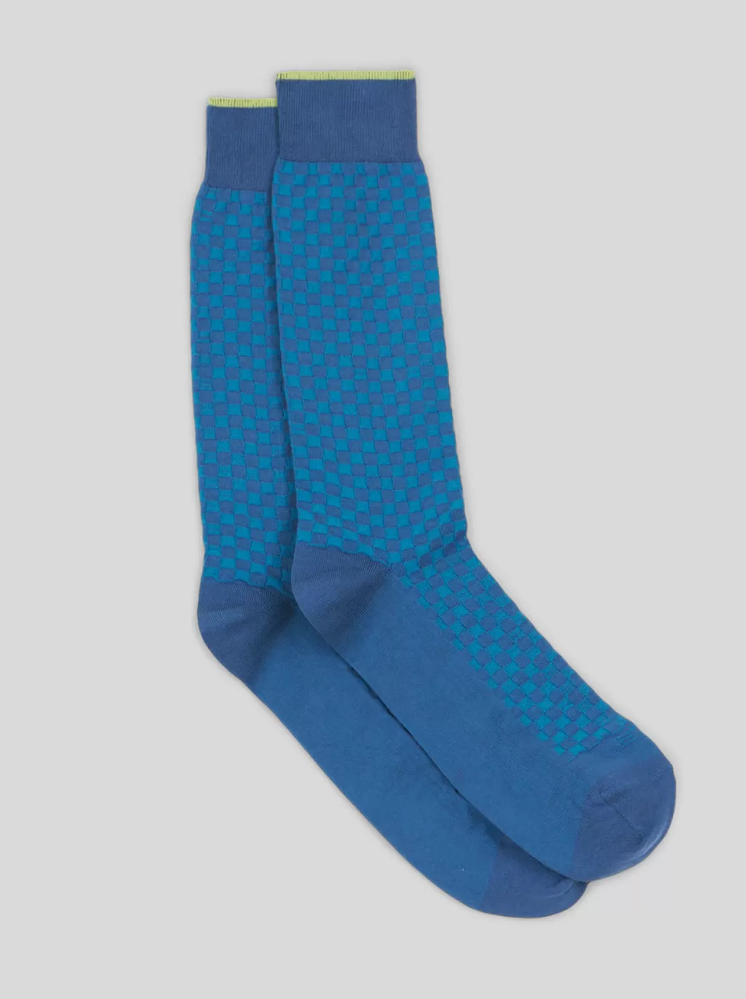 Shop Midi Jacquard Socks With Geometric Patterns | Men | Socks