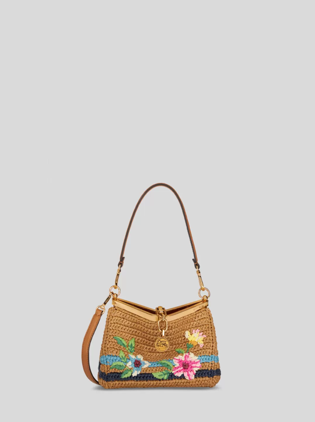 Best Sale Mini Raffia Vela Bag With Embroidery | Women | Black | Women VELA