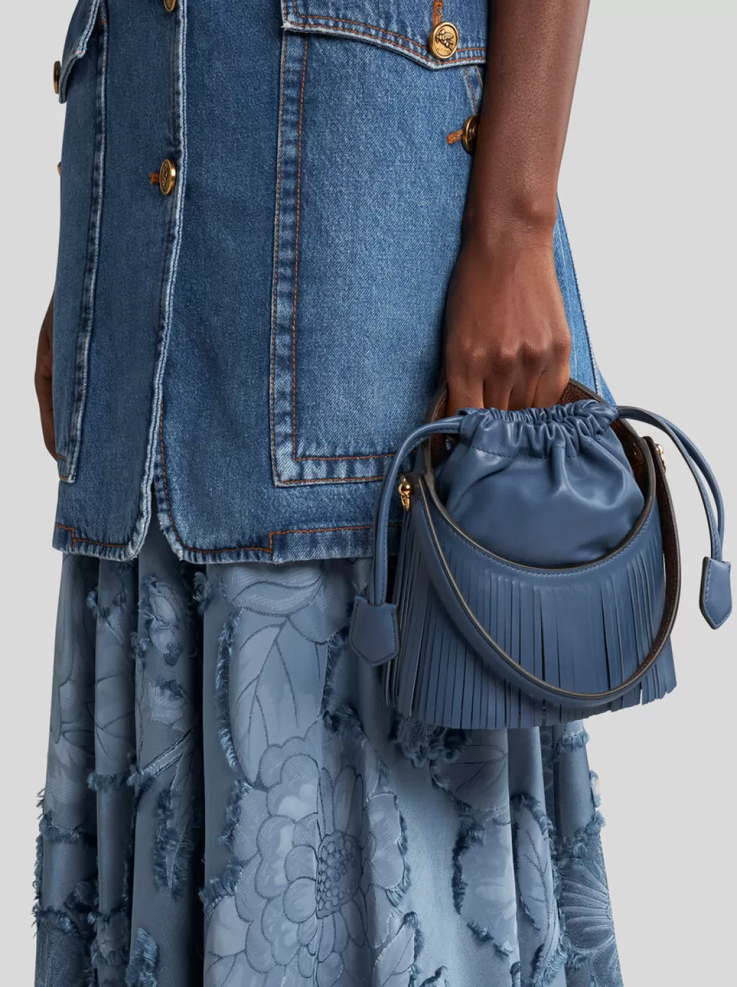 Outlet MINI SATURNO BAG WITH FRINGING | Women SATURNO | Saturno