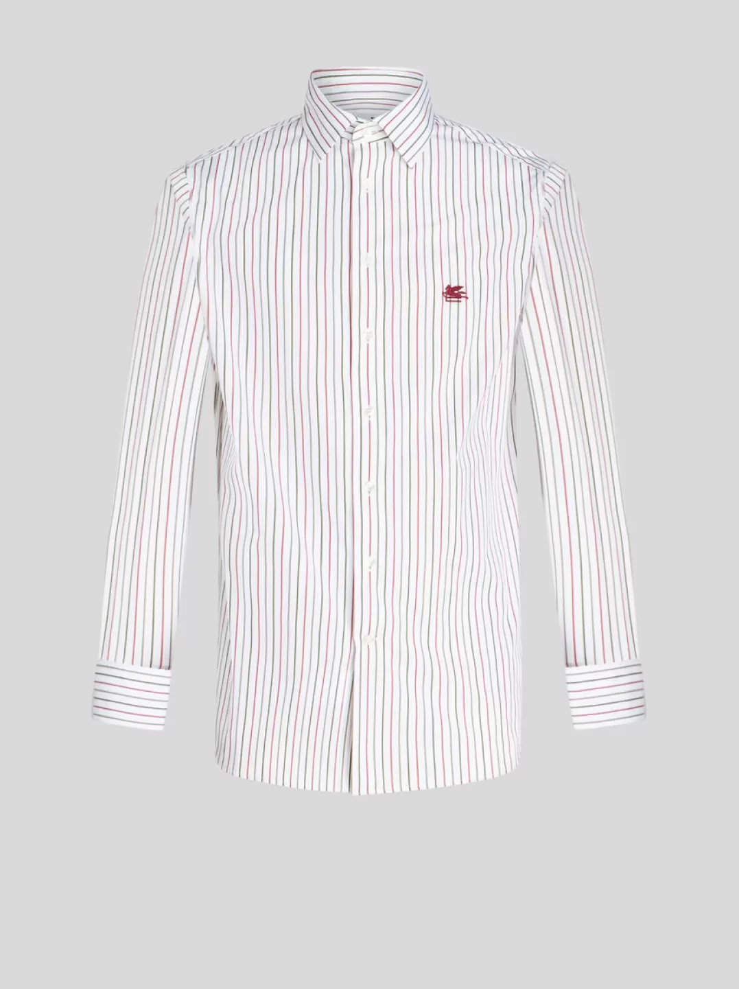 Cheap MULTICOLOURED STRIPED SHIRT WITH LOGO | Shirts