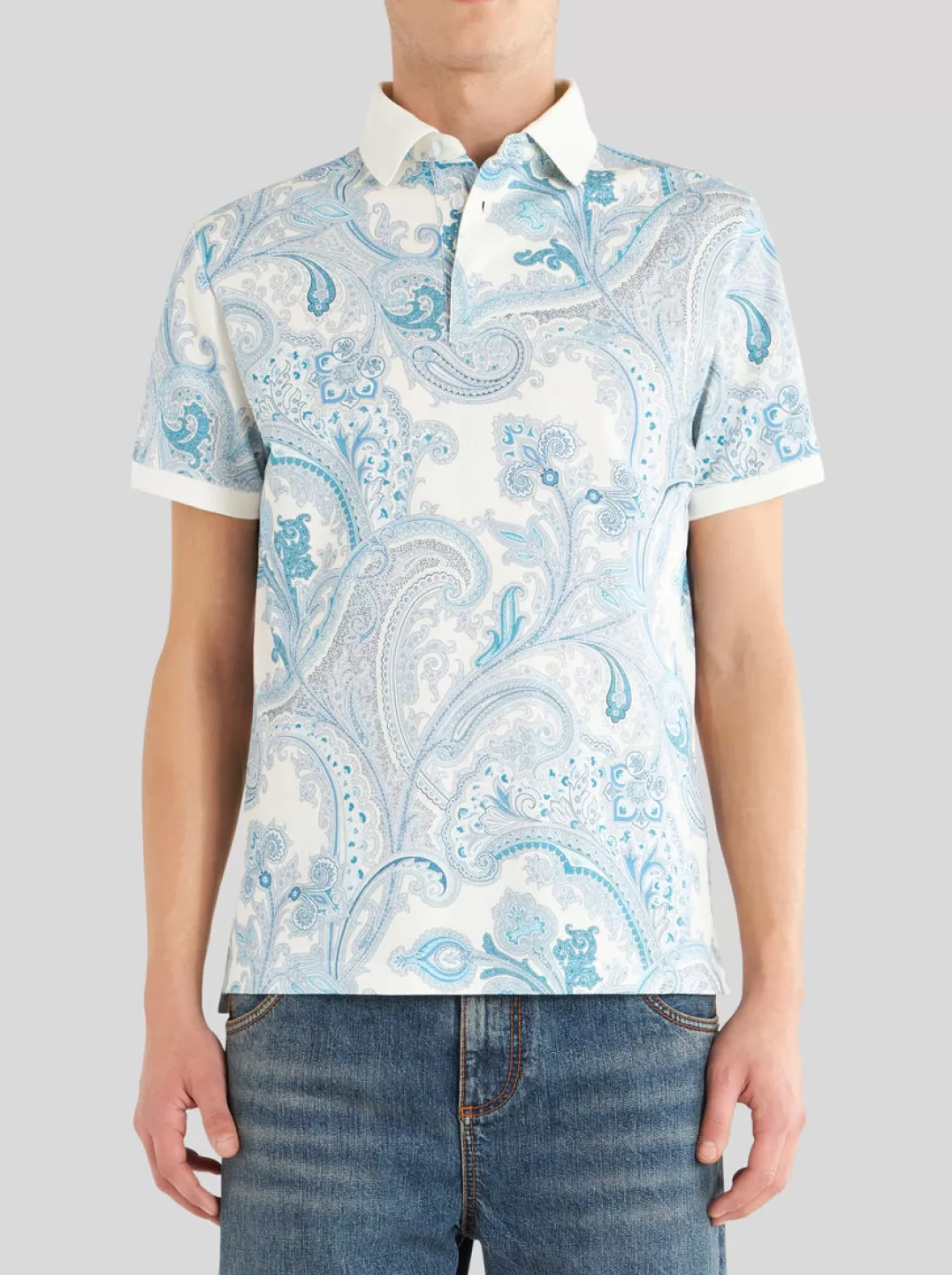 Fashion Ornamental Paisley Polo Shirt | Men | | Polo Shirts