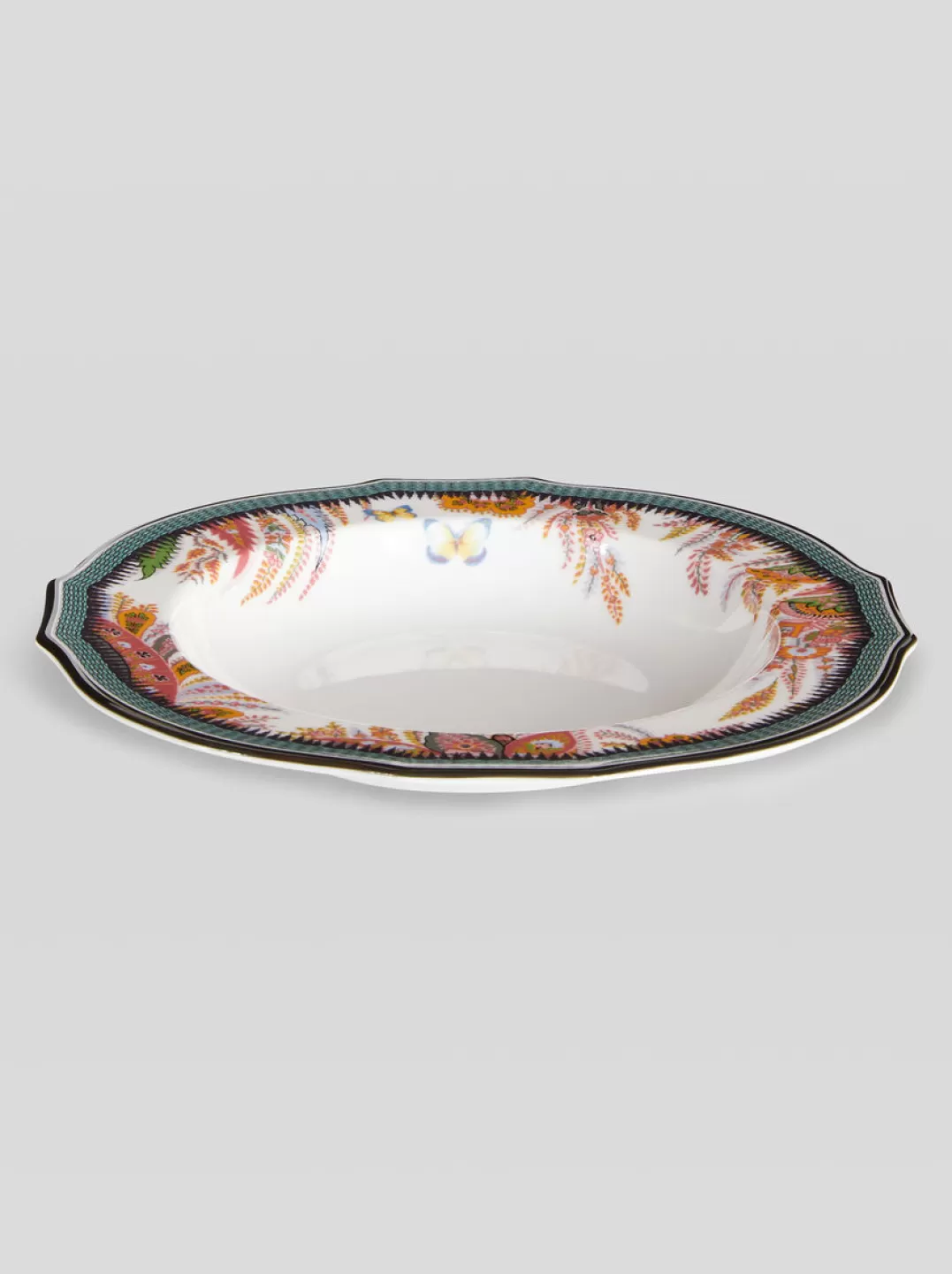 Best PAIR OF LEAFY PAISLEY SOUP BOWLS | Ginori 1735 Capsule