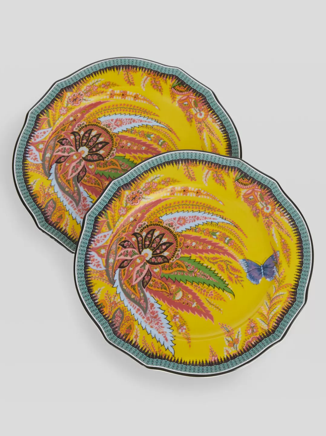 Cheap PAIR OF PAISLEY FRUIT PLATES | Ginori 1735 Capsule