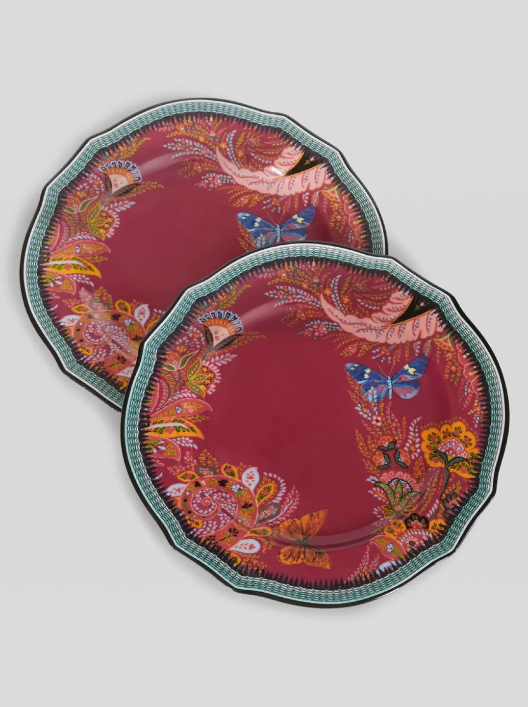 Online PAIR OF PAISLEY FRUIT PLATES | Ginori 1735 Capsule