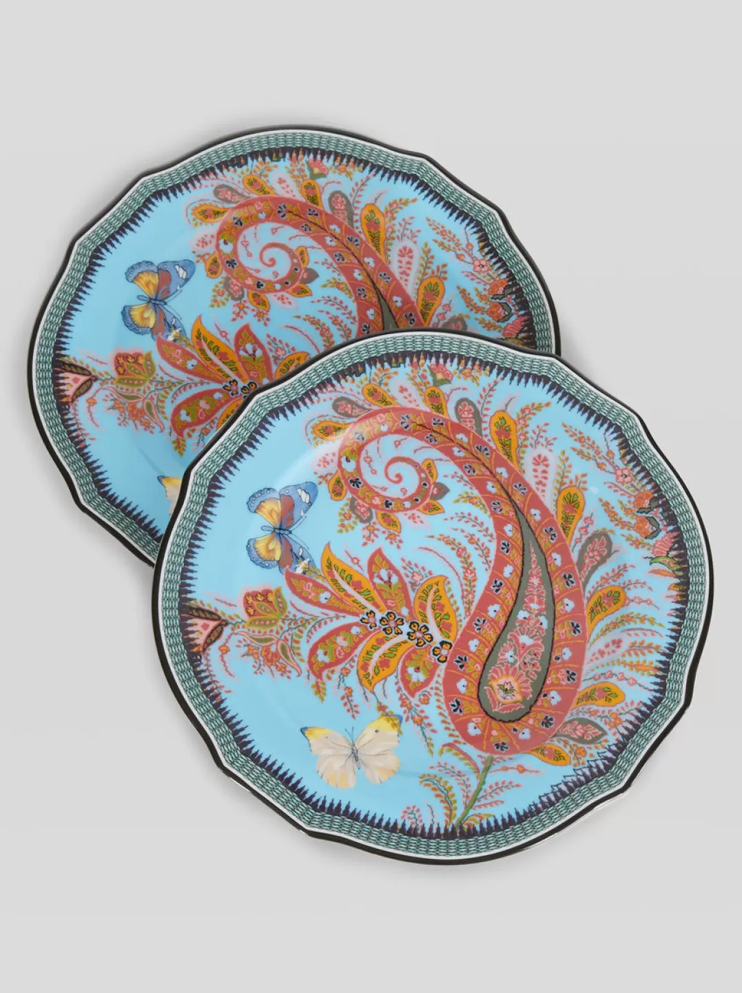 Shop PAIR OF PAISLEY FRUIT PLATES | Ginori 1735 Capsule