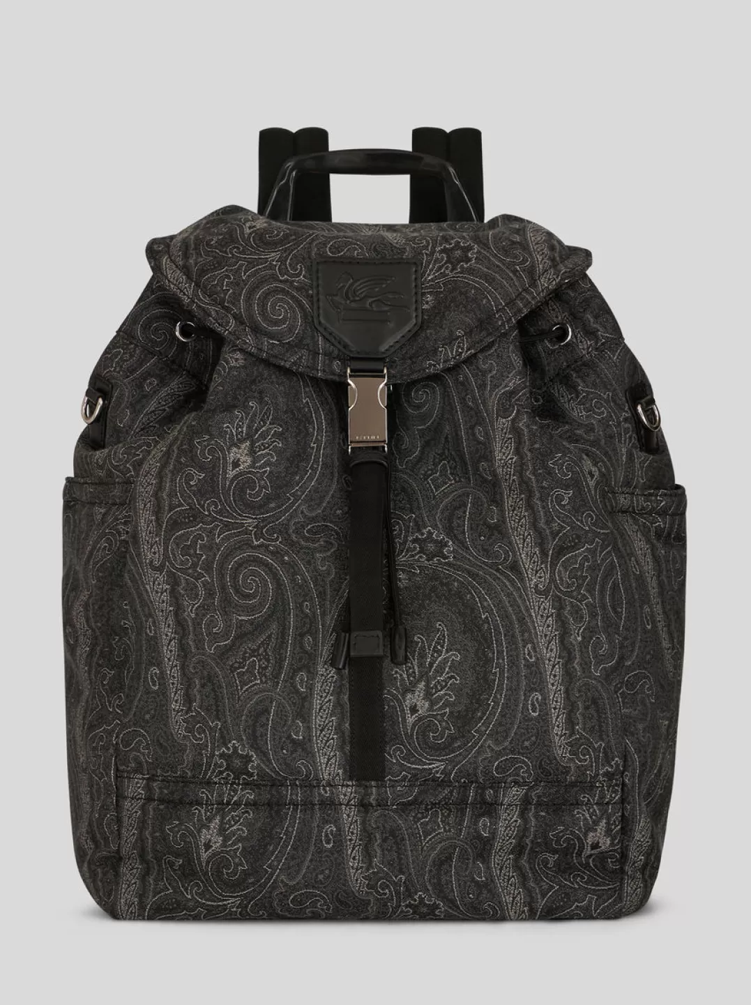 Sale Paisley Backpack With Logo And Pegaso | Men | Backpacks and Belt Bags