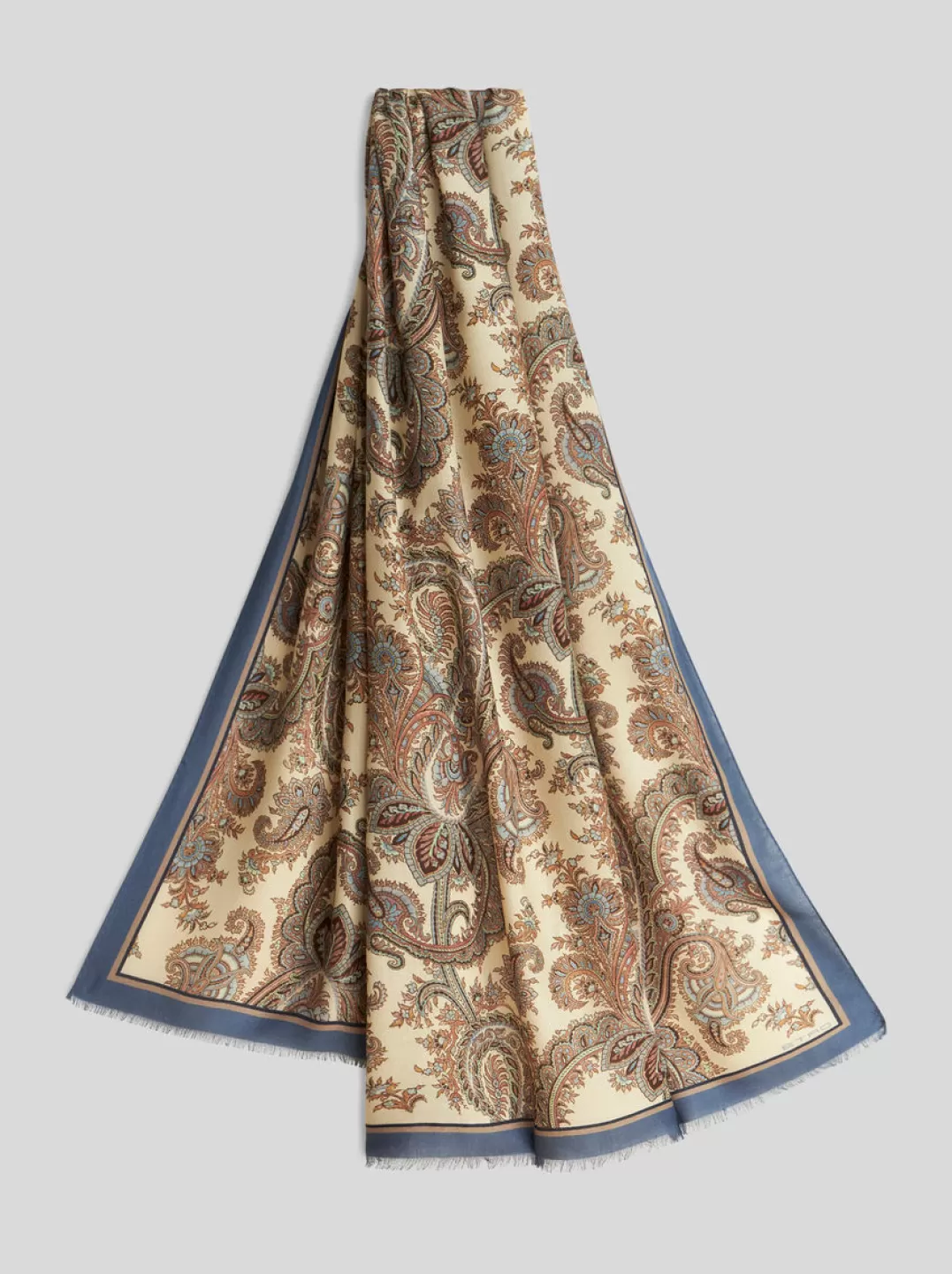 Discount Paisley Cashmere And Silk Scarf | Men | | Scarves