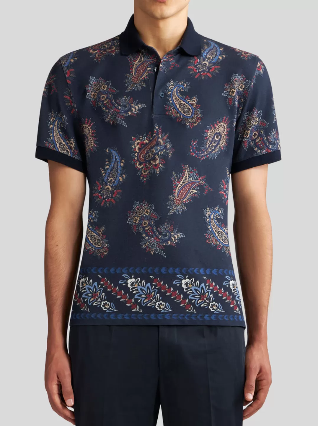 Best Sale PAISLEY COTTON POLO SHIRT | Polo Shirts