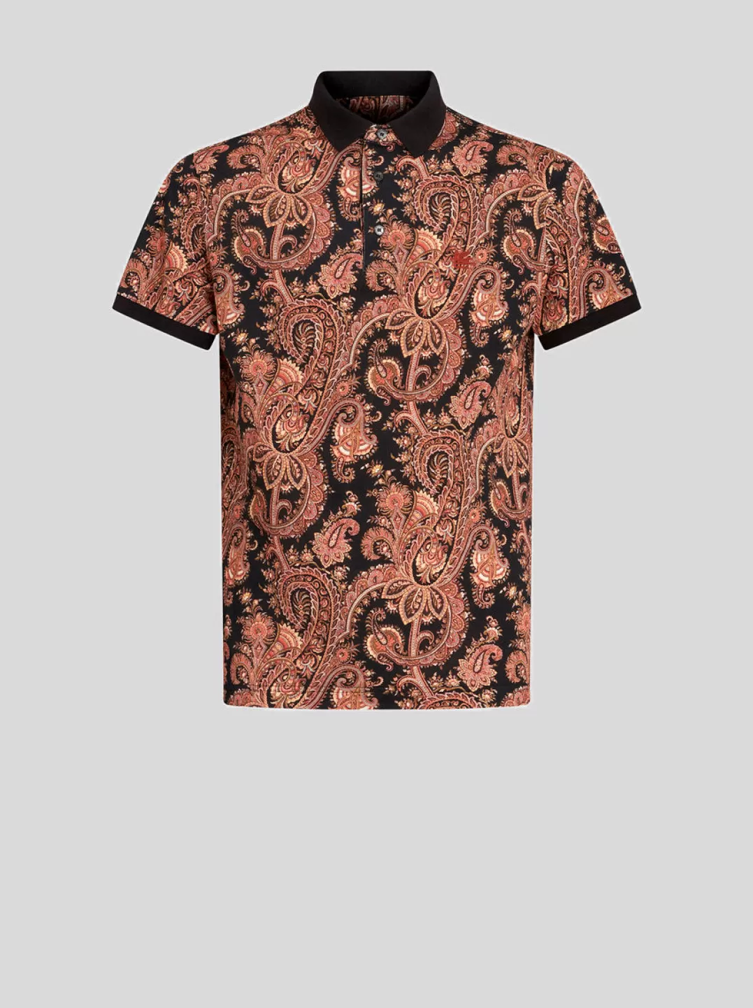 Outlet Paisley Cotton Polo Shirt | Men | | Polo Shirts