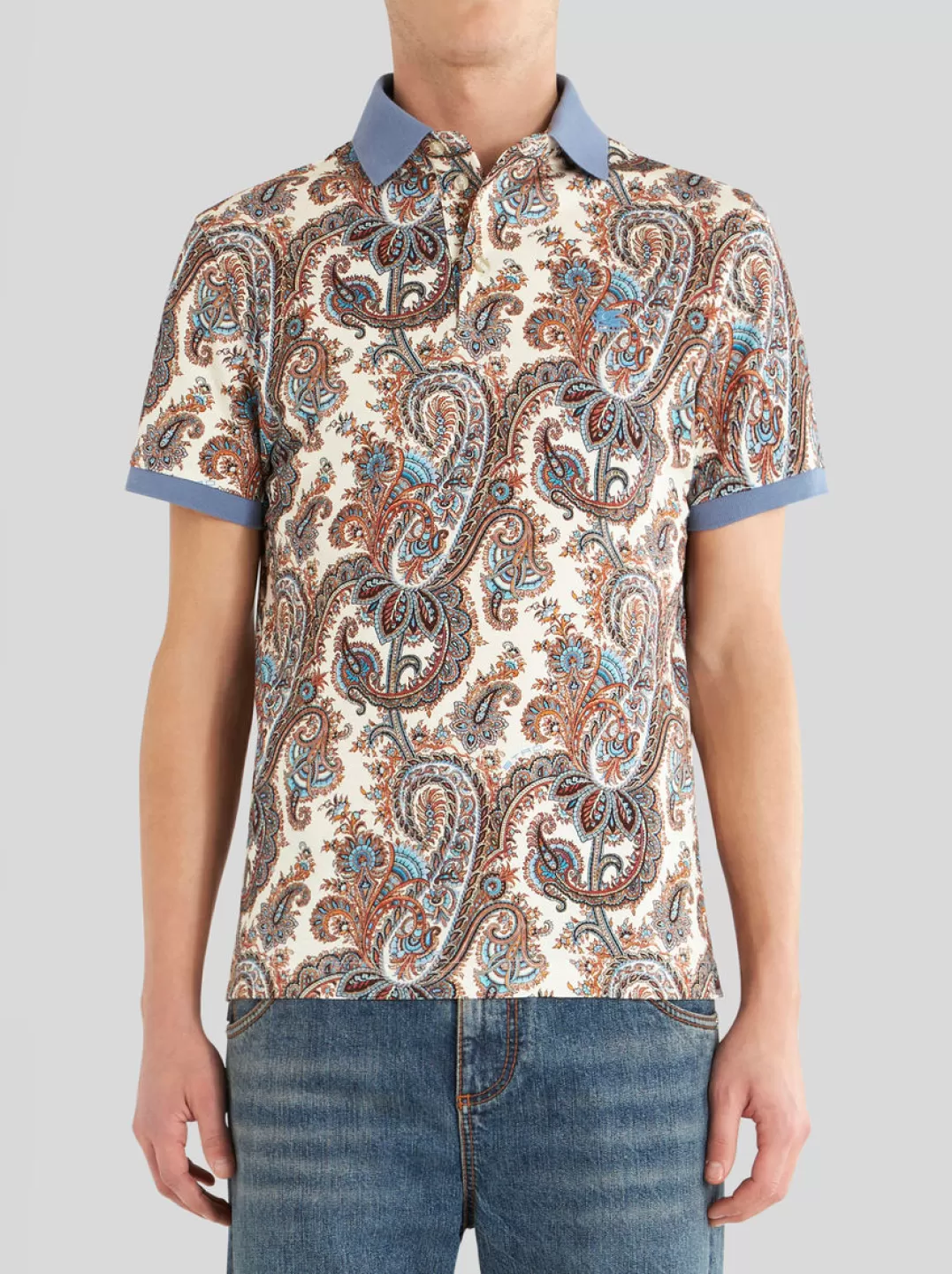 Best Paisley Cotton Polo Shirt | Men | | Polo Shirts