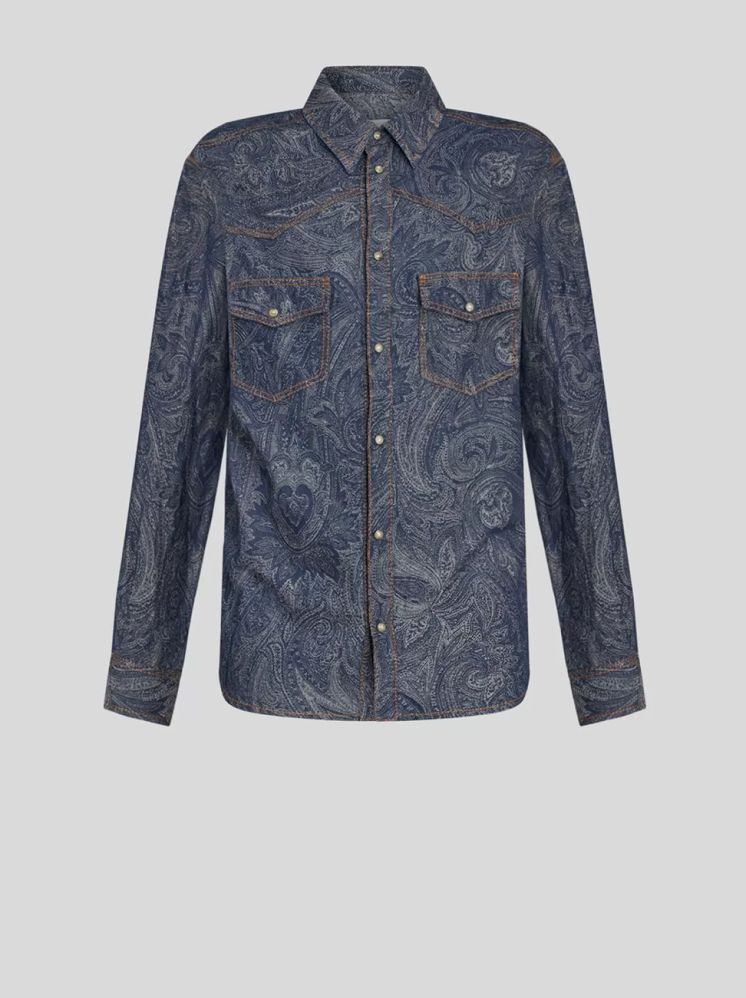 Best Sale PAISLEY DENIM SHIRT | Denim | Shirts