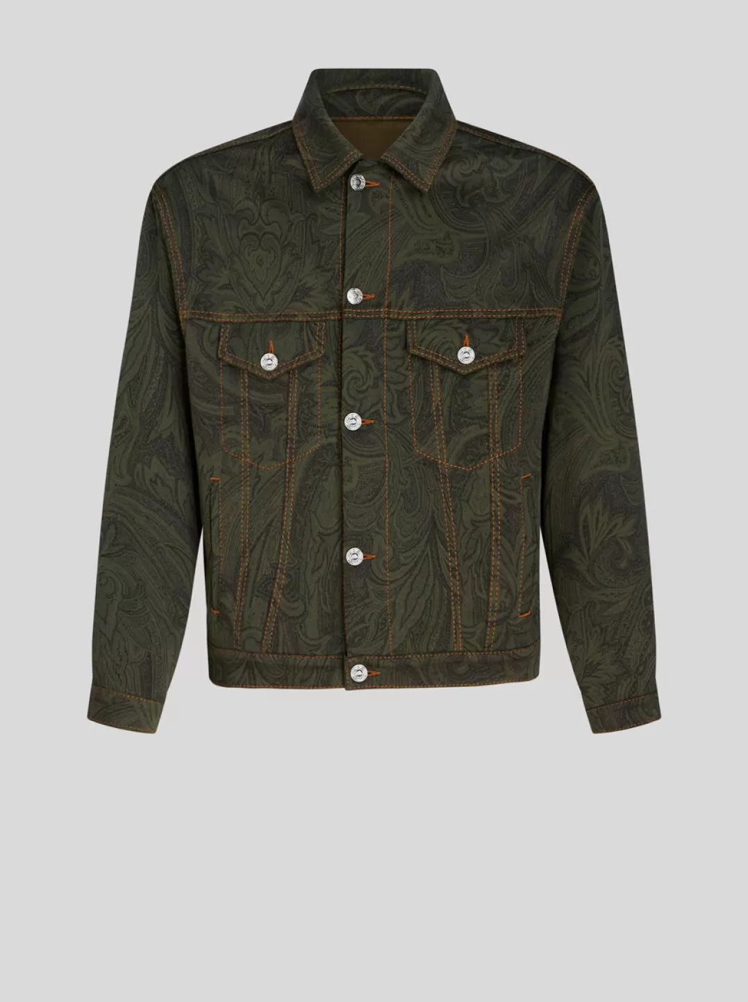 Flash Sale PAISLEY JACQUARD JACKET | Denim | Coats and Outerwear