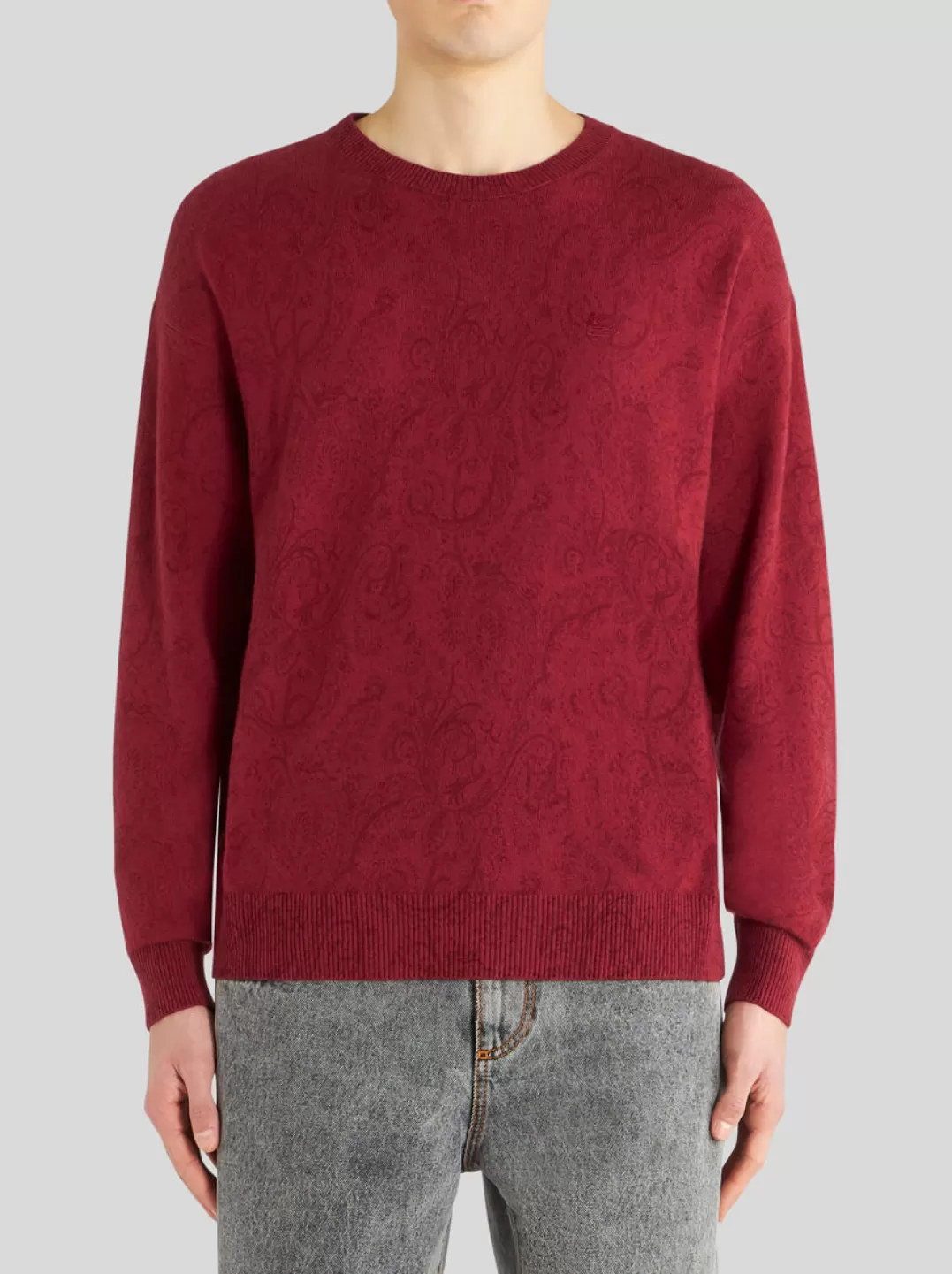 Cheap Paisley Jumper With Logo | Men | | Knitwear