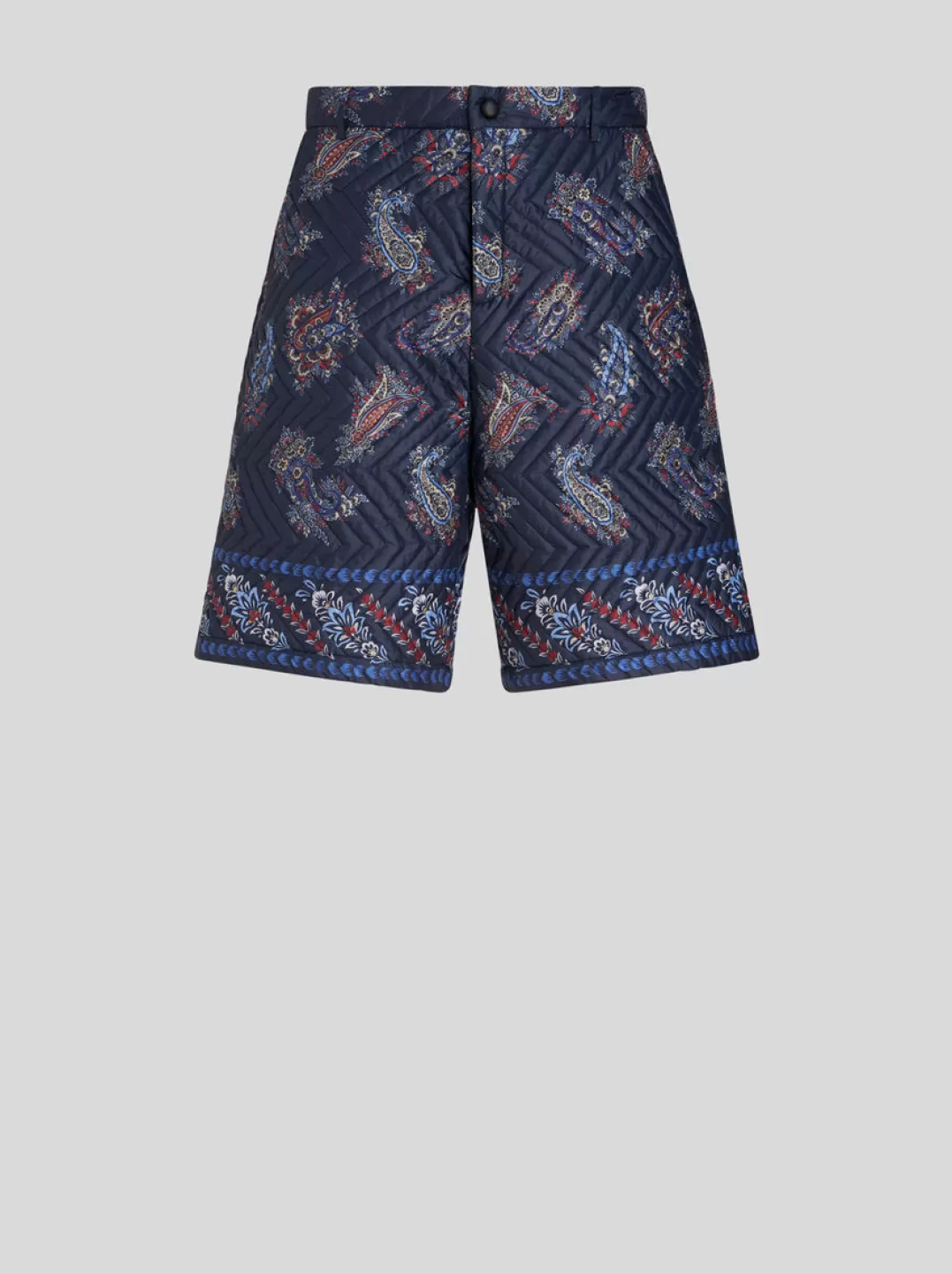 Outlet PAISLEY QUILTED NYLON BERMUDA SHORTS | Trousers