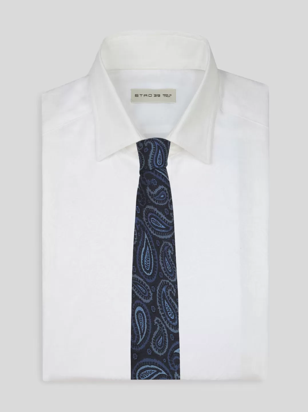 Clearance Paisley Silk Tie | Men | Blue | Ties and Pocket Squares