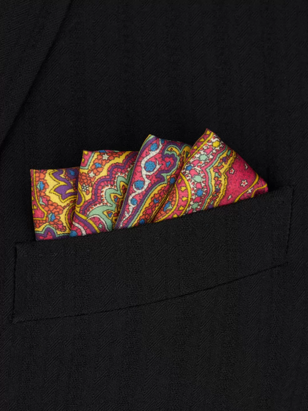 Shop Pocket Square With Print | Men | | Ties and Pocket Squares