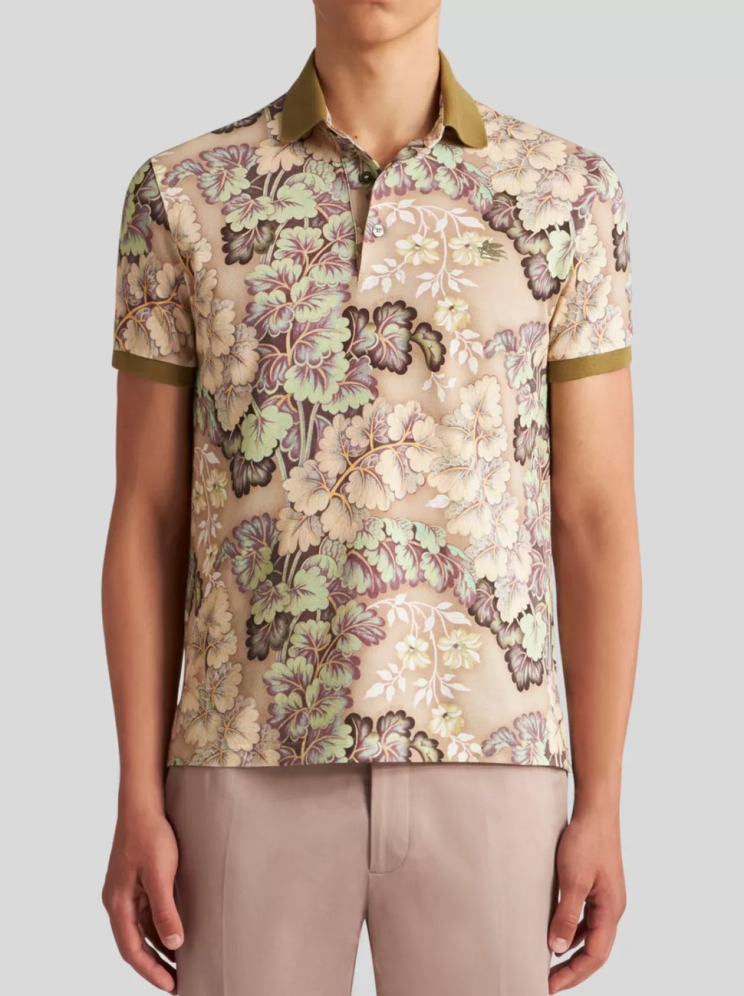 Best Sale POLO SHIRT WITH FOLIAGE PRINT | Polo Shirts